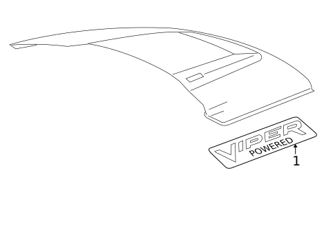 Exterior Trim - Hood for 2005 Dodge Ram 1500 #0