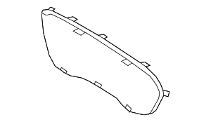 94360S1000 - : Instrument Panel Lens for Hyundai Image