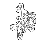 5134460AA - Suspension: Knuckle for Chrysler: Crossfire Image