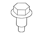 90141S5TG01 - Body: Reinforced Bracket Bolt for Honda: Accord, CR-Z Image