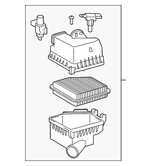 177000P082 - : Air Cleaner Assembly for Toyota Image