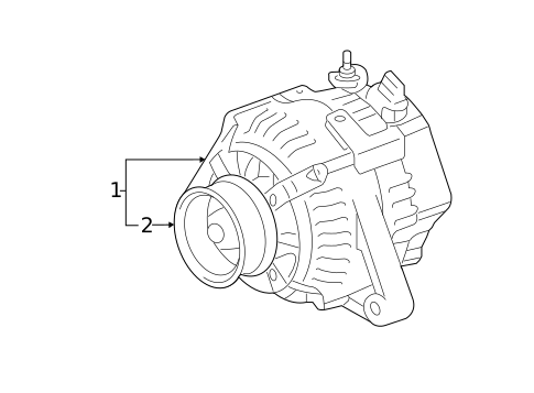 Alternator/Generator & Related Components for 2015 Toyota Camry #0