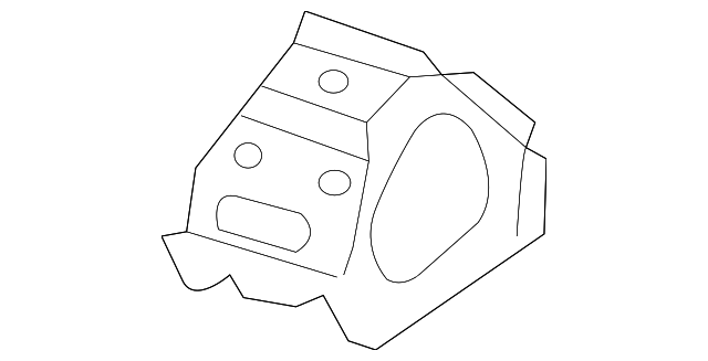 Plenium Bracket 2017-2026 GM Inner Plenum Panel Bracket 23356659 | TascaParts.com