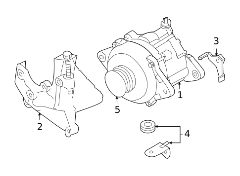 Alternator for 2013 Subaru Forester #1