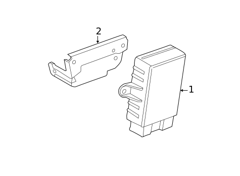 Headlamp Components for 2013 Lincoln MKZ #1