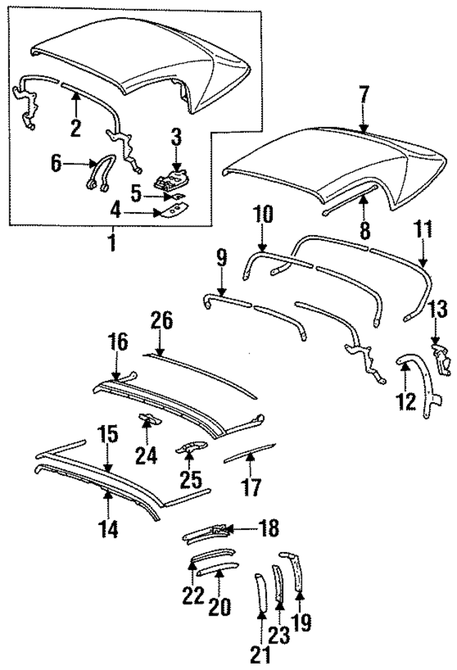 1994  1994 Porsche Weatherstrip 96456332501