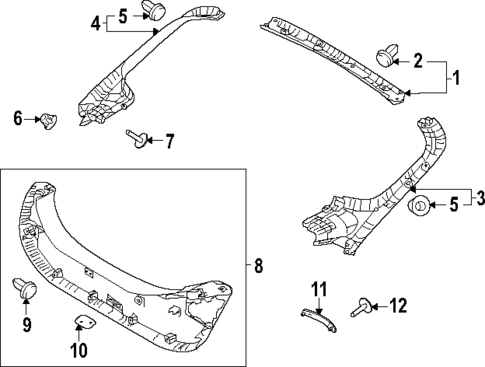 Interior Trim for 2024 Hyundai Ioniq 5 #0