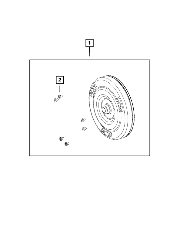 RL257208AA - 9HP48; 9-Speed; Automatic Transmission: Torque Converter Kit for Mopar Image