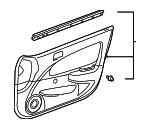 6761002750E0 - Body: Trim Panel Assembly for Toyota: Corolla Image