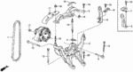 958011009008 - Engine: BOLT, FLANGE (10X90) for Acura Image