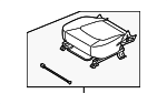 881032F702275 - : Seat Cushion for Kia Image