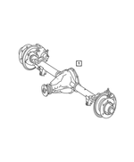 4862649AB - Rear Axle: Service Rear Axle for Mopar Image