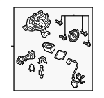 7P6857507CC9B9 - Body: Mirror Assembly for Volkswagen: Touareg Image