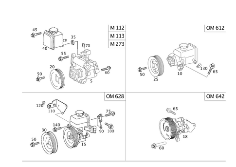Power Steering Pump for 2013 Mercedes-Benz G550 #0