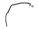 6788850070 - Body: Upper Weather-strip for Lexus: LS460, LS600h Image