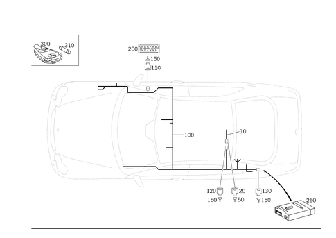 Electric Cables Used for Additional Heater for 2008 Mercedes-Benz CLK63 AMG #0