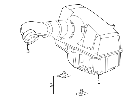 Air Intake for 2006 Dodge Stratus #0