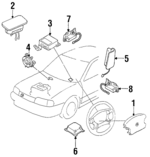 Y8EH07L000 - : Side Impact Inflator Module for Infiniti Image