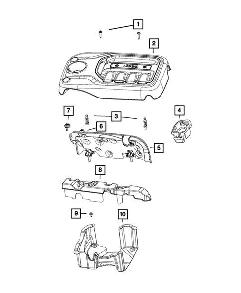 Engine Identification, Service Engines & Engine Service Kits for 2020 Jeep Cherokee #0