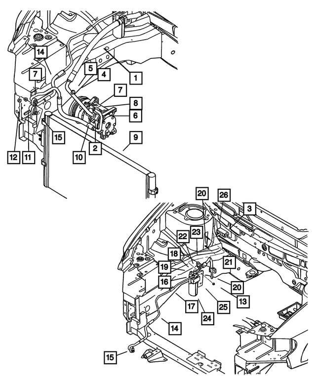 5019242AA - Air Conditioning &amp; Heater: A/c Check Valve Cap for Mopar Image
