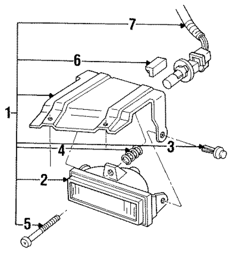 Fog Lamps for 1991 Oldsmobile 98 #0
