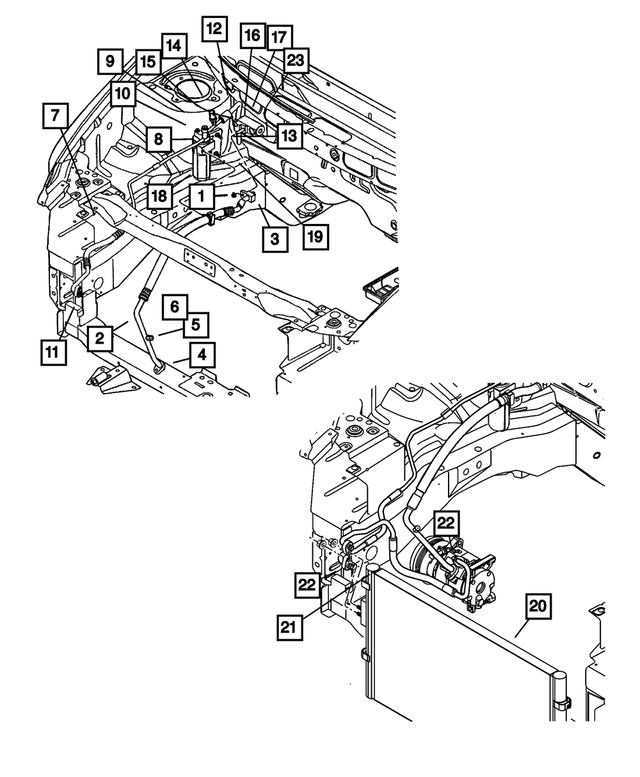5005211AC - : A/C Discharge Line for Mopar Image