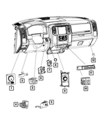 68395133AA - Electrical: Ignition Switch for Mopar Image