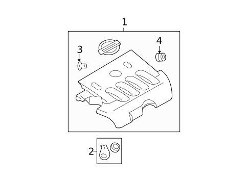 Engine Appearance Cover for 2010 Nissan Sentra #0