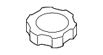 5853107000 - Body: Reservoir Cap for Hyundai: Accent, Elantra, Elantra GT, Kona, Kona N, Palisade, Santa Fe, Sonata, Tucson, Veloster, Veloster N Image