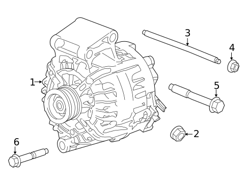 Alternator/Generator & Related Components for 2015 Ford Transit Connect #0