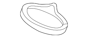 95533352400 - Suspension: Upper Spring Seat for Porsche Image