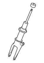 97034304131 - Suspension: Strut for Porsche: Panamera Image