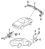 8943603782 - : Lift Gate Trim for Isuzu Image