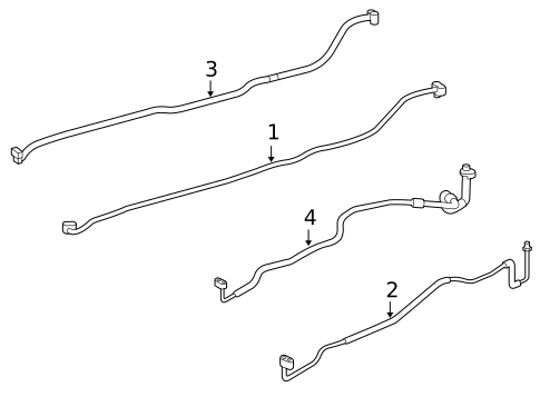 Rear AC Lines for 2020 Lexus GX460 #0