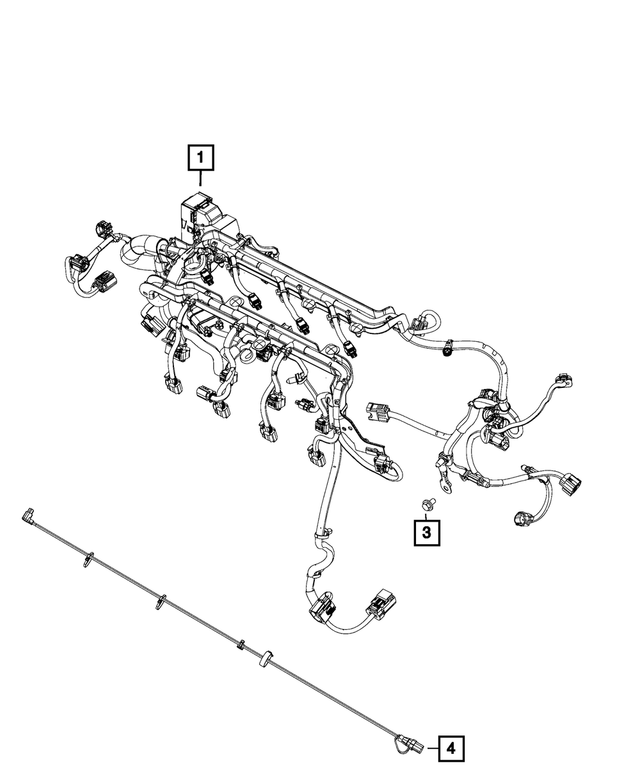 68104440AC - : Engine Block Heater Cord for Mopar Image