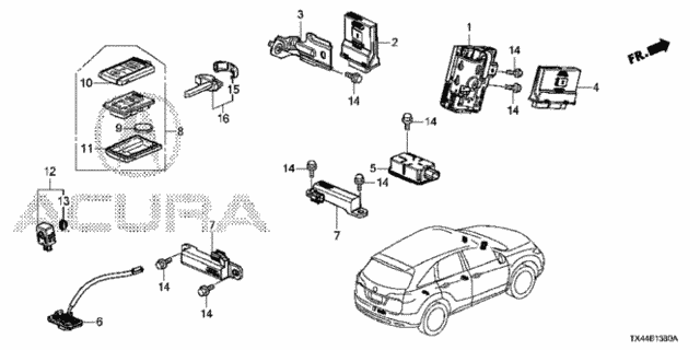 Smart Unit (1) for 2015 Acura RDX #0