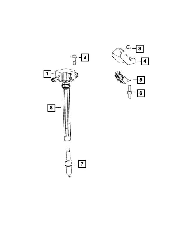 68420587AA - Electrical: Ignition Coil Boot Kit for Chrysler: 200 | Dodge: Dart | Fiat: 500X | Jeep: Cherokee, Compass, Renegade | Ram: ProMaster City Image