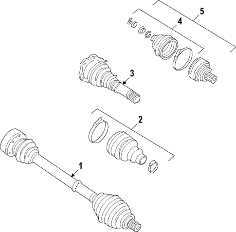Axle Shafts & Joints for 2017 Audi S8 #0