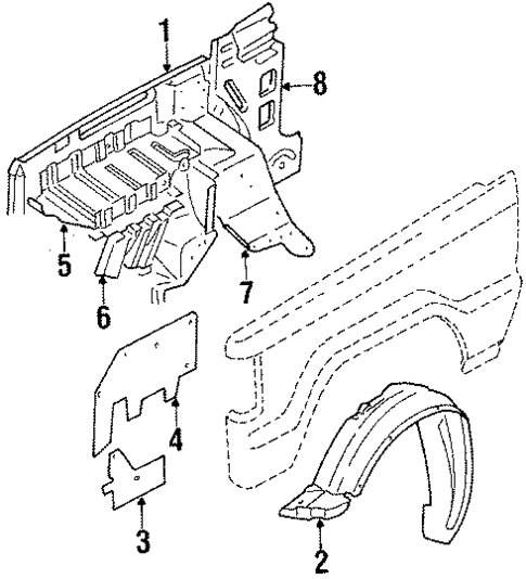 Inner Components for 1988 Isuzu Trooper #0