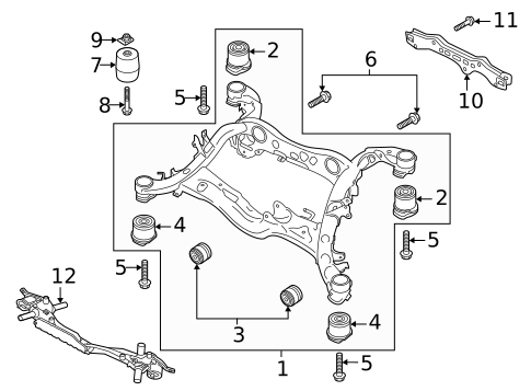 Suspension Mounting for 2022 Audi S8 #2