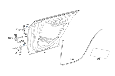 Rear Doors for 2022 Mercedes-Benz CLA45 AMG #0
