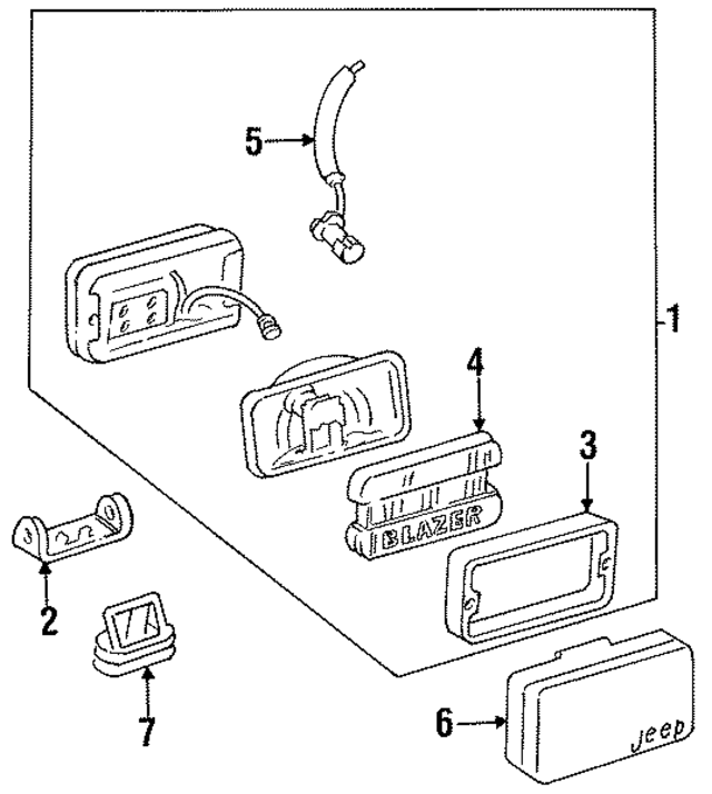 55054602 - Electrical: Fog Light Trim for Mopar Image