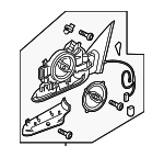 8U1857409FSP9 - : Mirror Base for Audi: Q3, Q3 Quattro Image