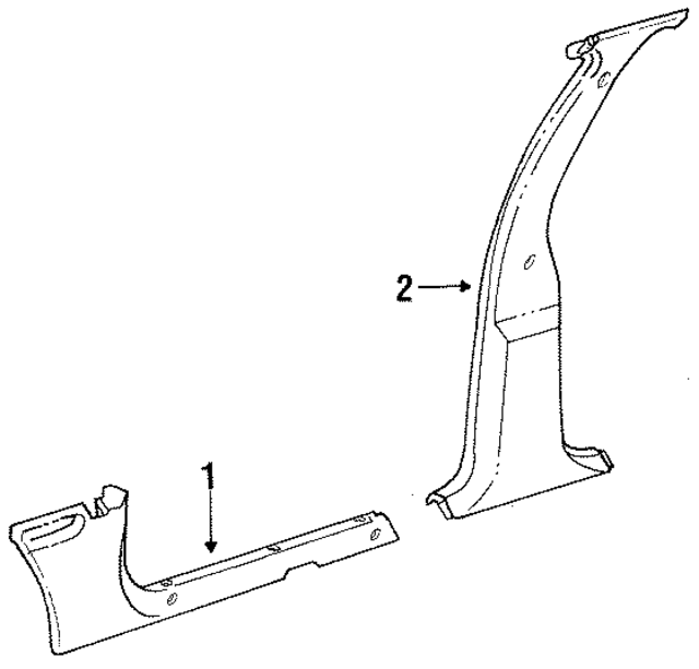 F300DA3 - Body: Cowl Trim for Mopar Image