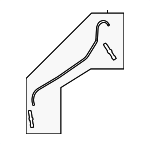 MB084759 - Body: Hose Assembly for Mitsubishi: Eclipse, Eclipse Cross, Galant, Lancer, Mirage, Mirage G4, Montero, Montero Sport, Outlander, Outlander PHEV, Outlander Sport Image