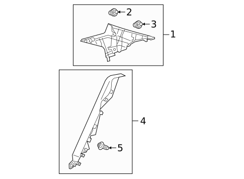 Interior Trim - Quarter Panels for 2025 Toyota Corolla #0