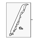 6255102850 - Body: Lower Quarter Trim for Toyota: Corolla Image