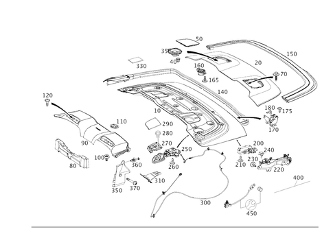 Folding Top Case Cover for 2019 Mercedes-Benz E53 AMG #0