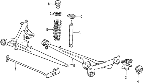 Rear Suspension for 1998 Volvo V70 #2