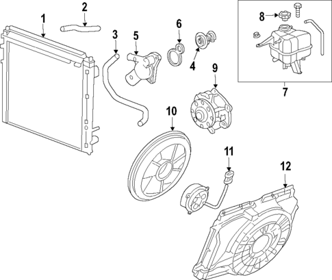 Cooling System for 2018 Cadillac XT5 #14